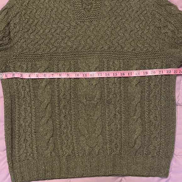 Polo by Ralph Lauren Men's XL Cable Knit Sweater in Olive - Picture 5 of 6